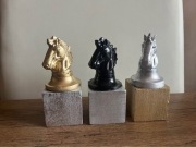 puchar szachowy koń 3 sztuki 