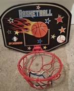 Tablica - obręcz - siatka do koszykówki.