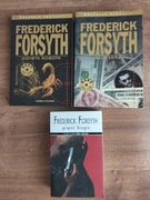 Zestaw książek Frederick Forsyth "Fałszerz", "Czysta robota", "Pięść Boga"