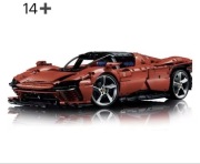 Ferrari Daytona SP3 / 3778 elementów / klocki technic/ samochód