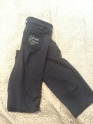 bryczesy Fouganza Decathlon, granat, rozmiar z metki 153-162 cm, używane