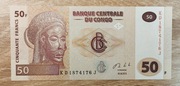 Demokratyczna Republika Konga (Zair) 50 Francs 2013 P-97c UNC 