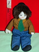 Lalka arlekin pajac stare kolekcjonerskie klauny