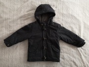 Elegancki szary grafitowy płaszcz kurtka z kapturem Cherokee 116 jak nowy