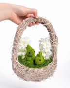 Stroik Wielkanocny na stół koszyczek