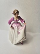 Angielska figurka dama porcelana Royal Doulton "ASHLEY" 19 cm