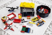 Zestaw klocków lego ( kilka zestawów ) samochody, samoloty