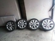 Pięknie alufelgi z czujnikami w kołach 16 cali do Opla corsy E 