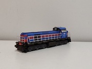 Newag 15D/A-106 ZIK lokomotywa spalinowa manewrowa   Model kartonowy