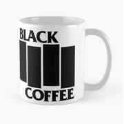 Kubek na kawę black coffee czarna kawa