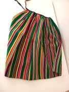 kolorowa spódnica tradycyjna zapaska ludowa kielecka  klim z wełny 