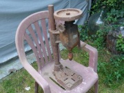 Retro Wiertarka Stołowa Ręczna Dwubiegowa z epoki PRL SPRAWNA