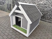 PREMIUM NOWA BUDA DLA PSA XXL Z TARASEM LIGHT GREY 