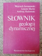 książka "słownik geologii dynamicznej" W. Jaroszewski,L. Marks,A. Radomski