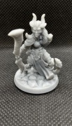 Tiefling kobieta, figurka rpg druk 3d, podstawka 25 mm