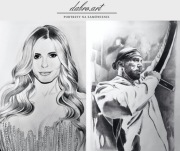 portrety ołówkiem na zamówienie