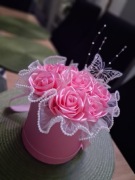 Flower box z wiecznej róży