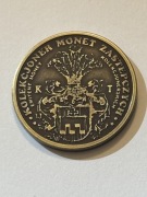 Moja pasja. Emisja 100 sztuk. Fi 27 mm. Mosiądz patyna. Gyges