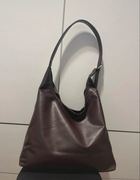 Bordowa torba damska na ramię wysokiej jakości