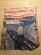 [unikat]Naszywka obrazu"KRZYK"Vincenta van Gogha.Niezniszczona.Lato2025.HIT