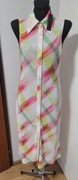 Letnia kolorowa sukienka w plisy Who What Wear rozm. 36
