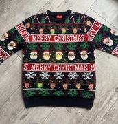 Primark piękny świąteczny sweter z lampkami rozmiar -M