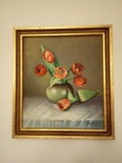 Obraz namalowany na desce, syg. Przybylski 1987