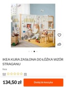 Zasłona do łóżka KURA stragan IKEA