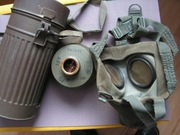 Piękna maska p-gaz, niemiecka, słuzby pomocnicze LUFTSCHUTZ