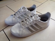 Adidas,buty sportowe,damskie,40 2/3,białe,sneakersy