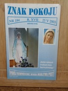 Znak pokoju. Nr.184. 25.V.2003. Miesi