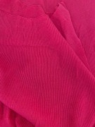 Dzianina 4 kawałki róż malina na sweter i inne 