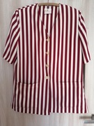 Prosta bluzka w pionowe pasy 44