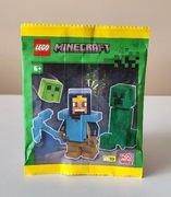 Lego Minecraft 662508 Miller w zbroi i Creeper saszetka klocki