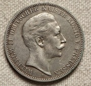 Niemcy - Prusy - 3 Marki 1908 A - Wilhelm II