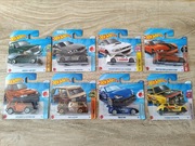 Hot Wheels Zestaw Mercedes 500,Nissan, Mitsubishi, Subaru, Ford, VW, Honda.