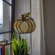 Witraż zawieszka dynia 