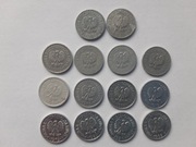 1963 - 1983 rok - 10 groszy. 14 monet. Każda inna.