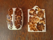 Unikalna ceramiczna maselniczka i deska do zawieszenia Bolków! Okazja!