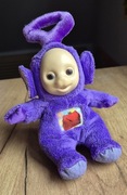 Maskotka retro 1996 Teletubiś fioletowy Tinky Winky Tomy vintage torebka
