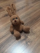Mały pluszowy zajączek,17cm,używane 
