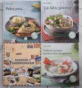 Thermomix książki nowe Pełną parą, Tak lubię gotować, Podróże z thermomixem
