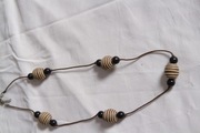 Naszyjnik korale, sznurek