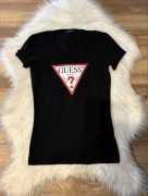 Czarny t-shirt Guess XS