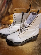 Dr. Martens ALIX białe glany/boots z zamkiem – EU 39 (UK6) skóra