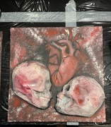 Obraz przestrzenny „Aż do śmierci” 40x40cm