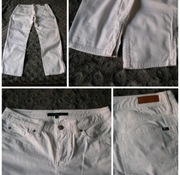 Spodnie damskie TOMMY HILFIGER roz. 36, białe