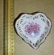 ceramiczne serce HUNGARY MYSTIC BLUE hand-made