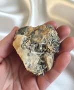 Kwarc z chlorytem kop. Borów B-14 Strzegom