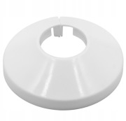 ROZETA ROZETKA POJEDYŃCZA BIAŁA MASKOWNICA RUR 15mm DZIELONA